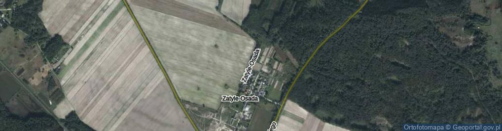 Zdjęcie satelitarne Zatyle-Osada ul.